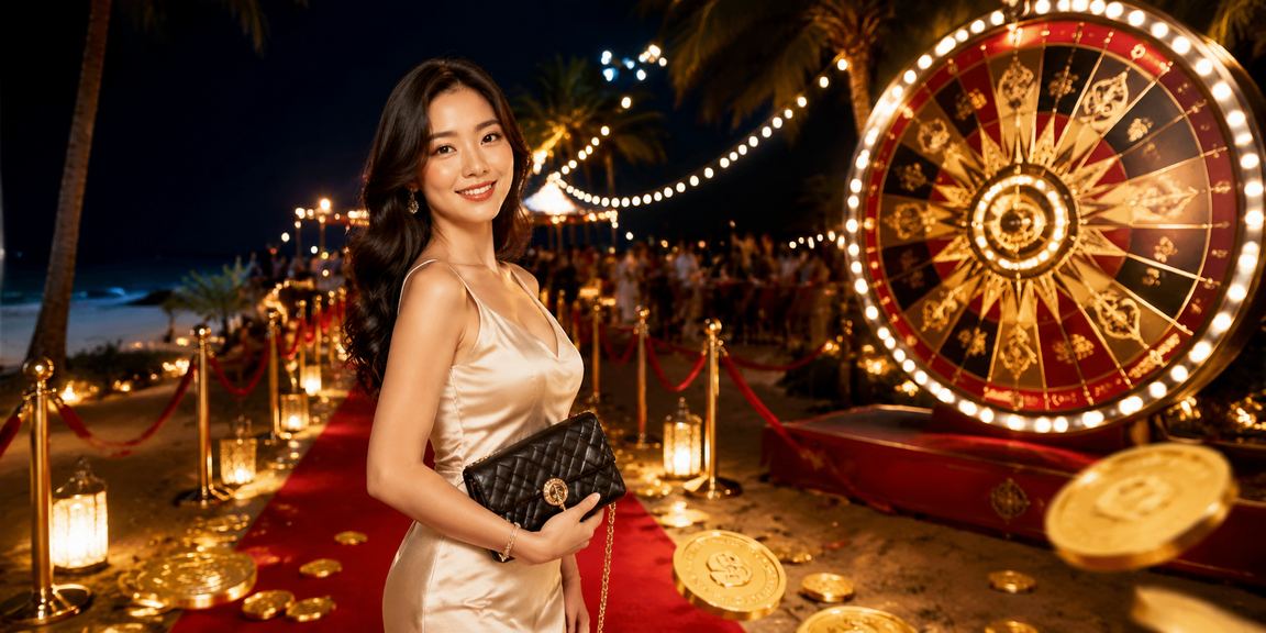 Khung cảnh bãi biển Phú Quốc với may mắn và giải thưởng